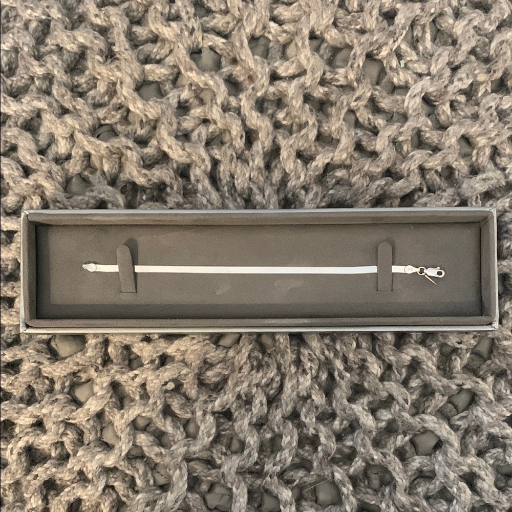 Minimalist Loren Stewart 925 Silver Bracelet